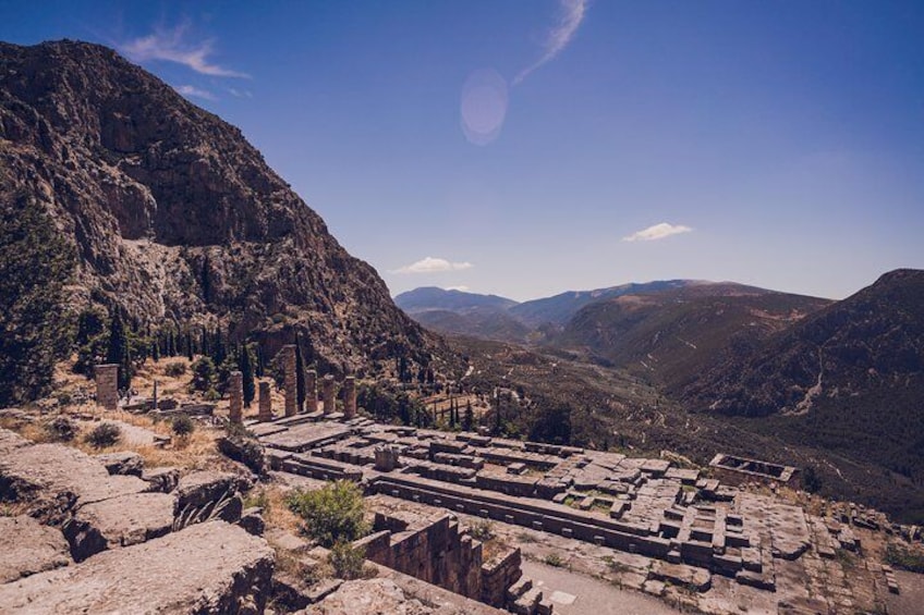 The iconic Delphi ruins
