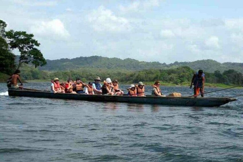 On the Charges River-Heading to Embera Village