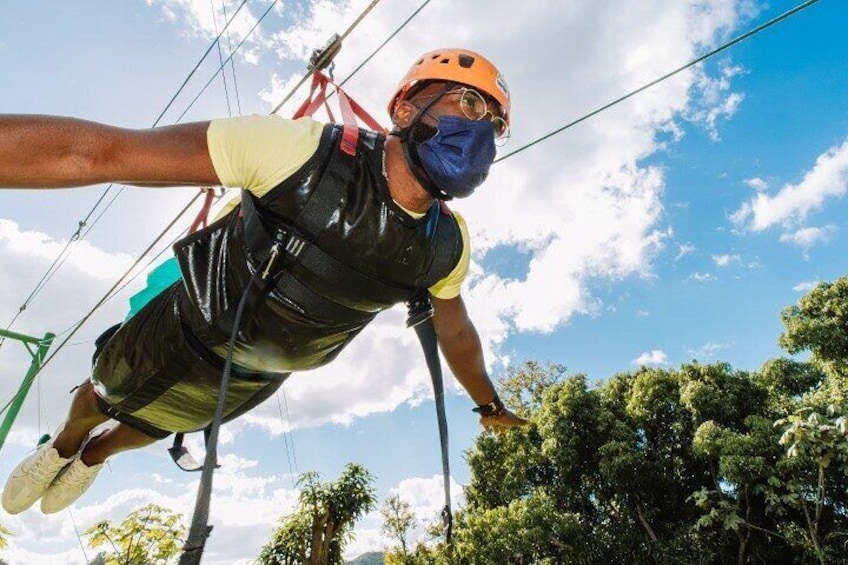 The Monster Zipline at Toro Verde Adventure Park