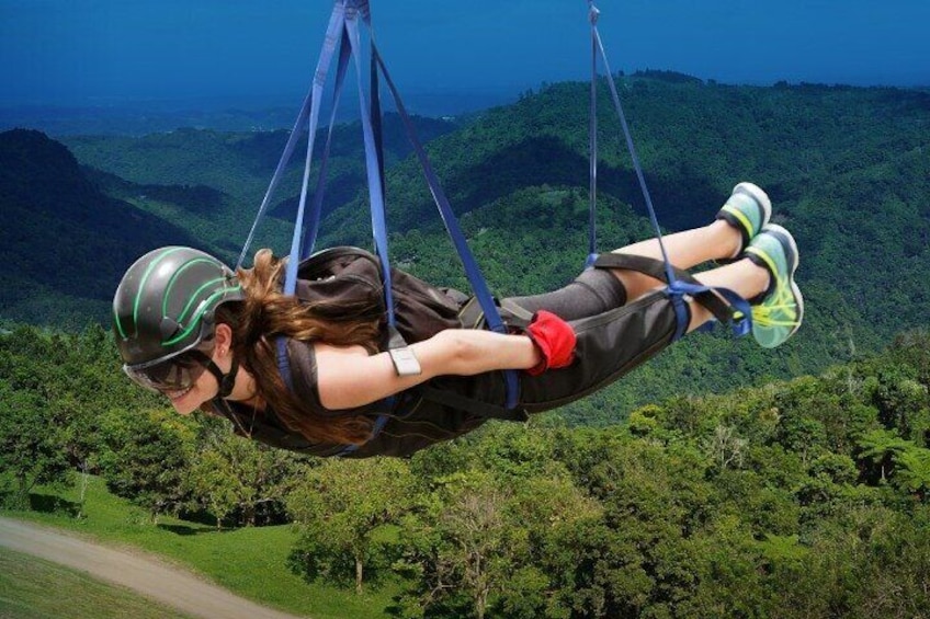 The Monster Zipline at Toro Verde Adventure Park