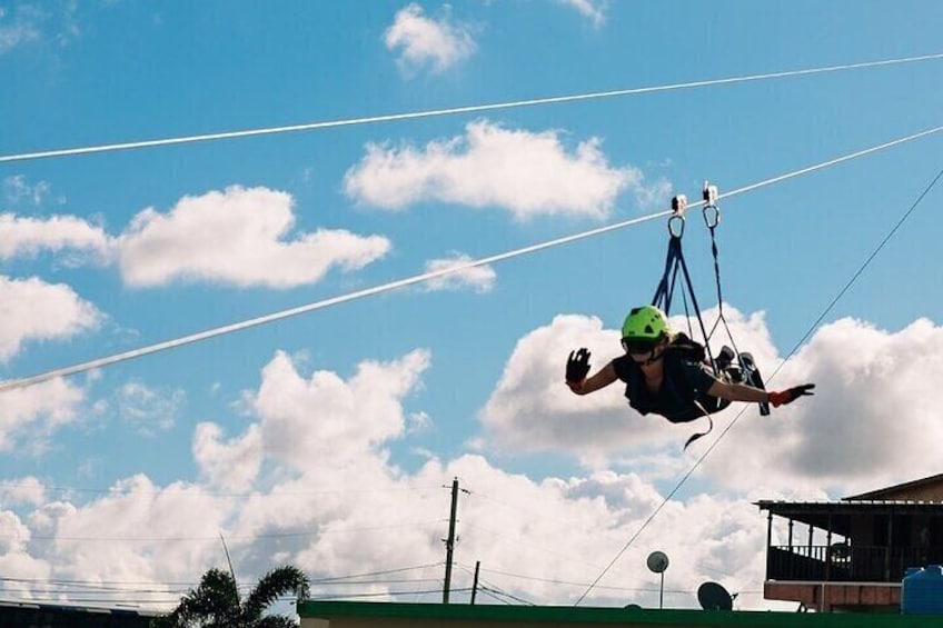 The Monster Zipline at Toro Verde Adventure Park