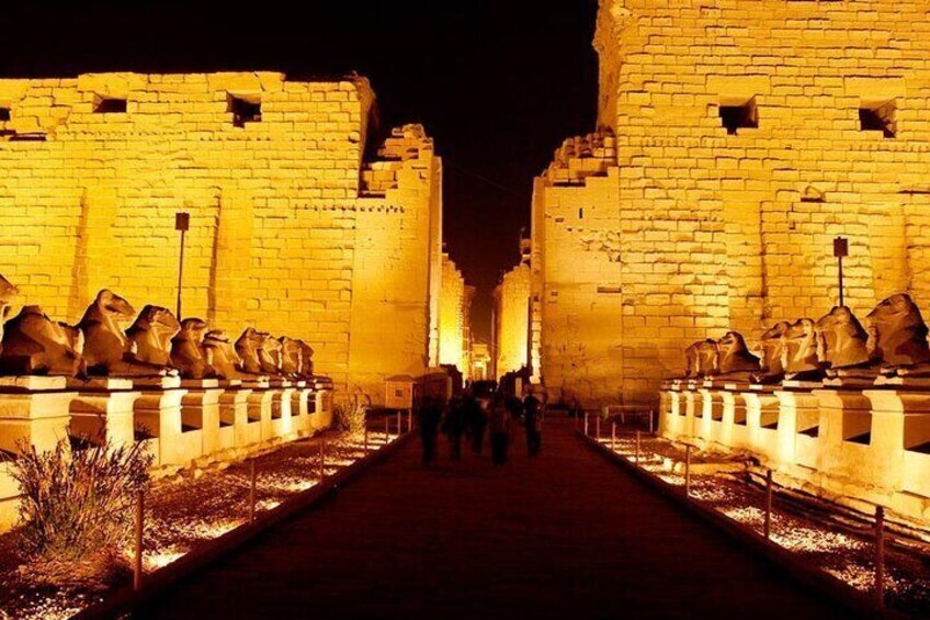 Sound And Light Show At Karnak Temple In Luxor