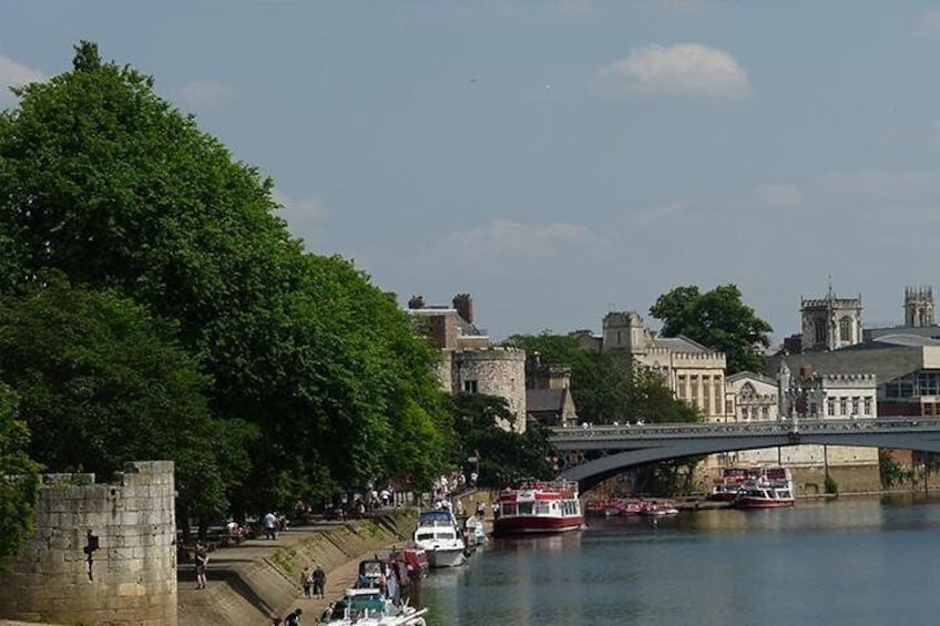 Abbey Walls and River