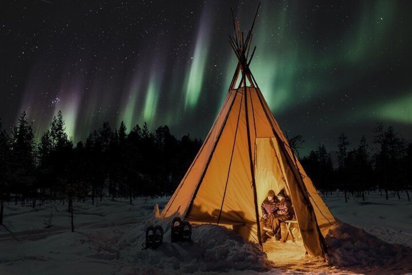 Aurora Borealis Picnic in Rovaniemi