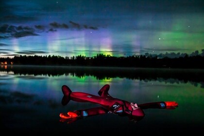 Aurora Floating in Rovaniemi