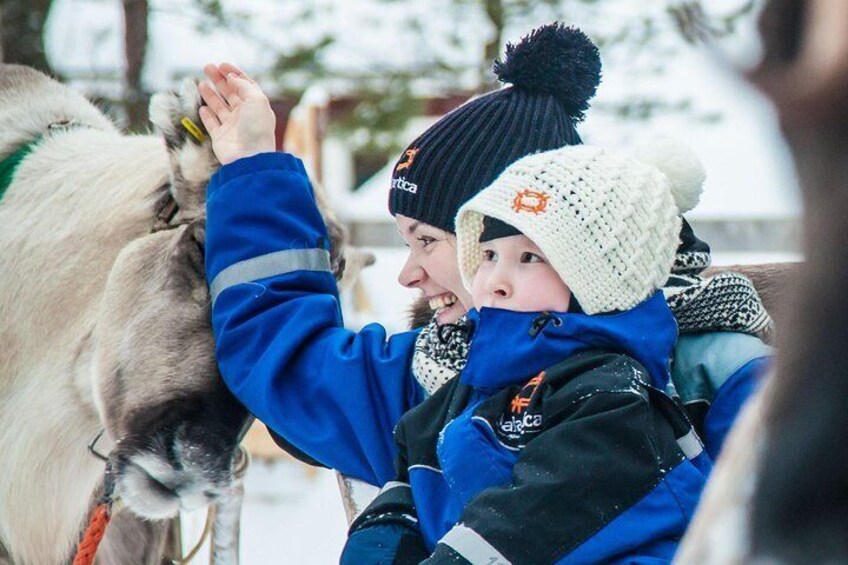 Arctic Delight - Visit to Santa's Village and snowmobiling to reindeer farm