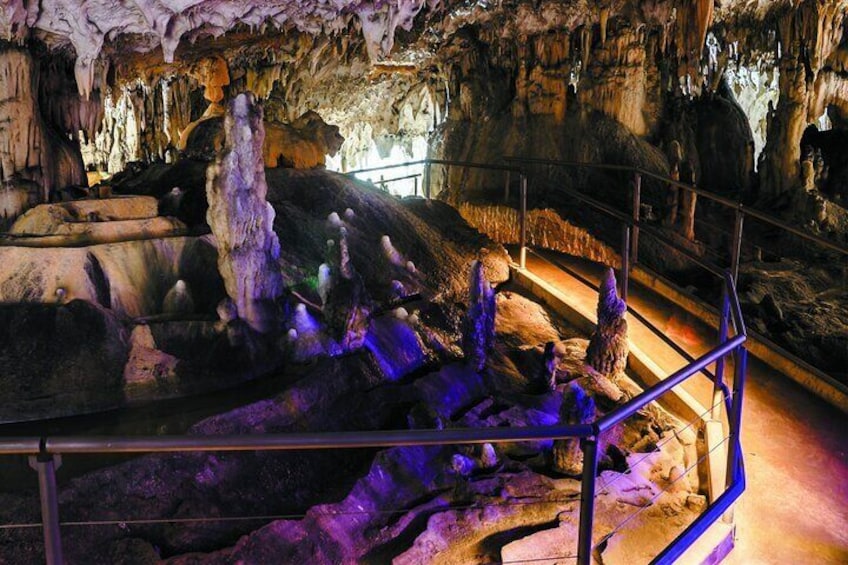 Inside of Postojna cave