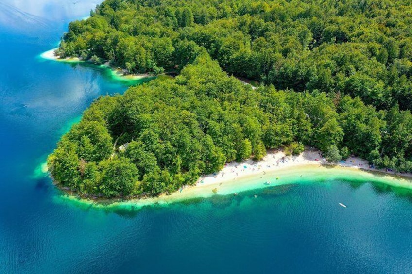 Beach on Bohinj Lake