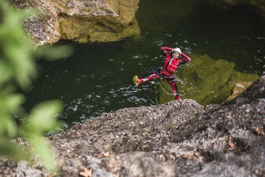 Canyoning Adventure in the Salzkammergut from Salzburg
