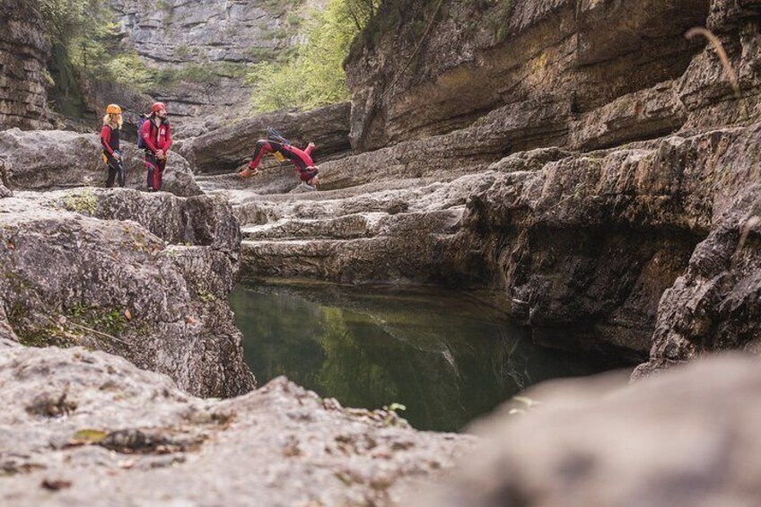 Canyoning Adventure in the Salzkammergut from Salzburg