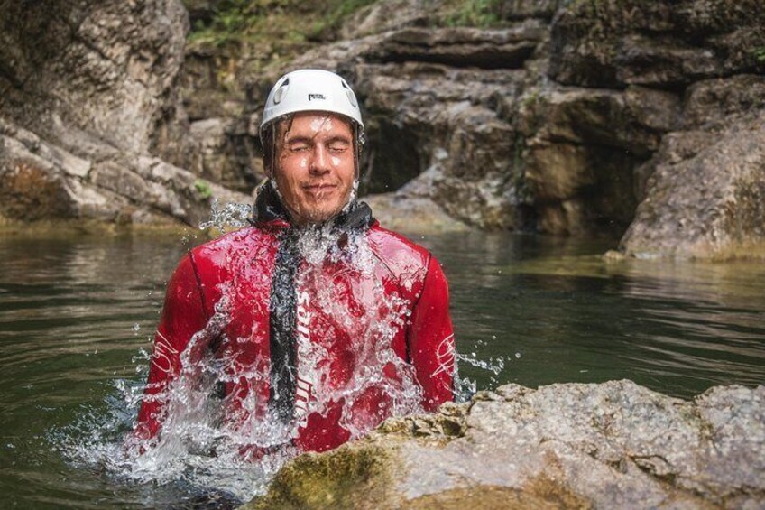 Canyoning Adventure in the Salzkammergut from Salzburg