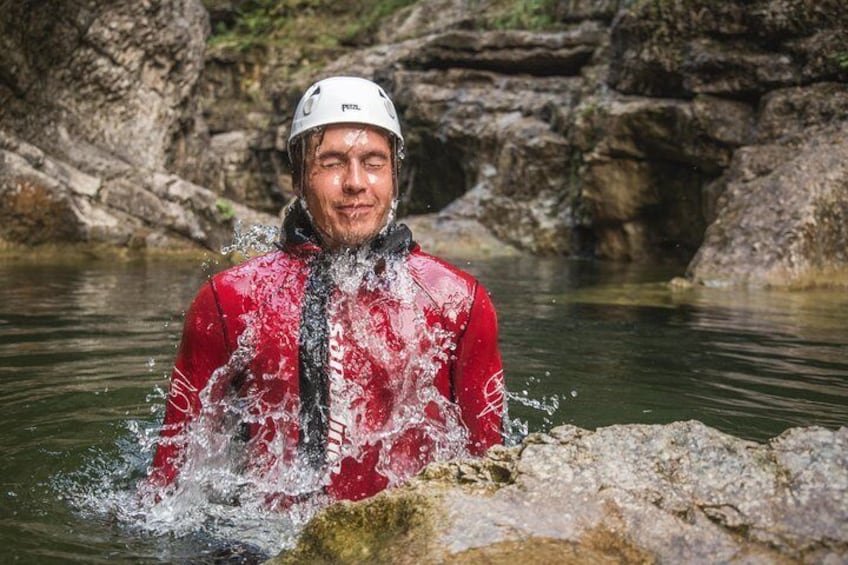 Canyoning Adventure in the Salzkammergut from Salzburg