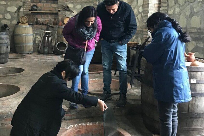 Qvevri - Clay Vessel, used for traditional Georgian winemaking technology