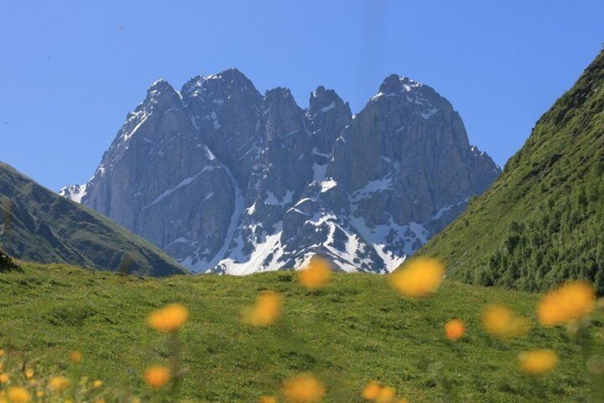 Chichi mountains, view from Juta