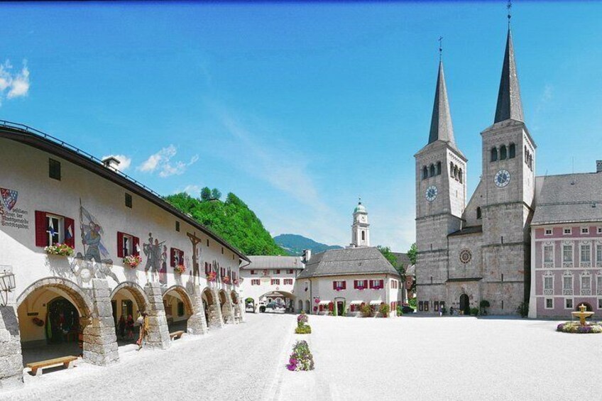 castle square of Berchtesgaden