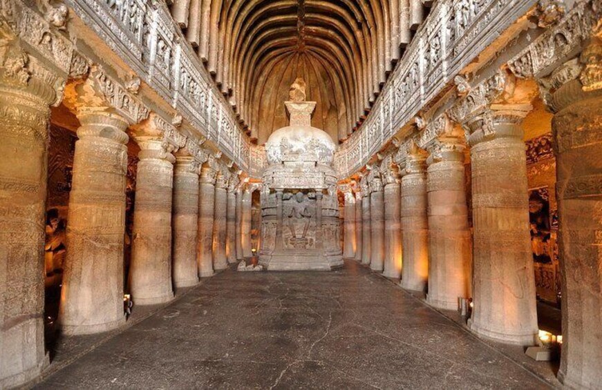 Cave No.26 in Ajanta caves 