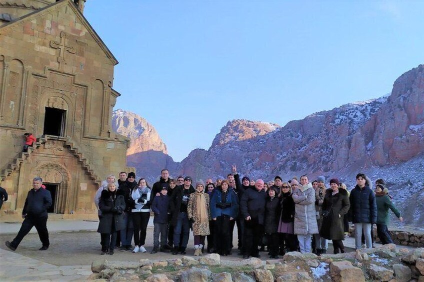 Group Tour: Khor Virap, Noravank, Hin Areni wine tour & tasting, Birds-Cave