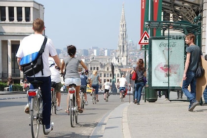 Visite en vélo des points forts de Bruxelles en petit groupe