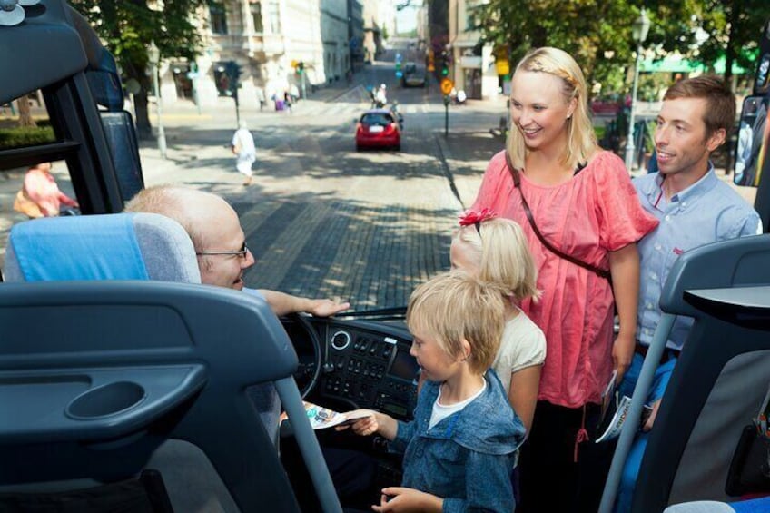 Helsinki Panorama Sightseeing Audio-Guided Bus Tour