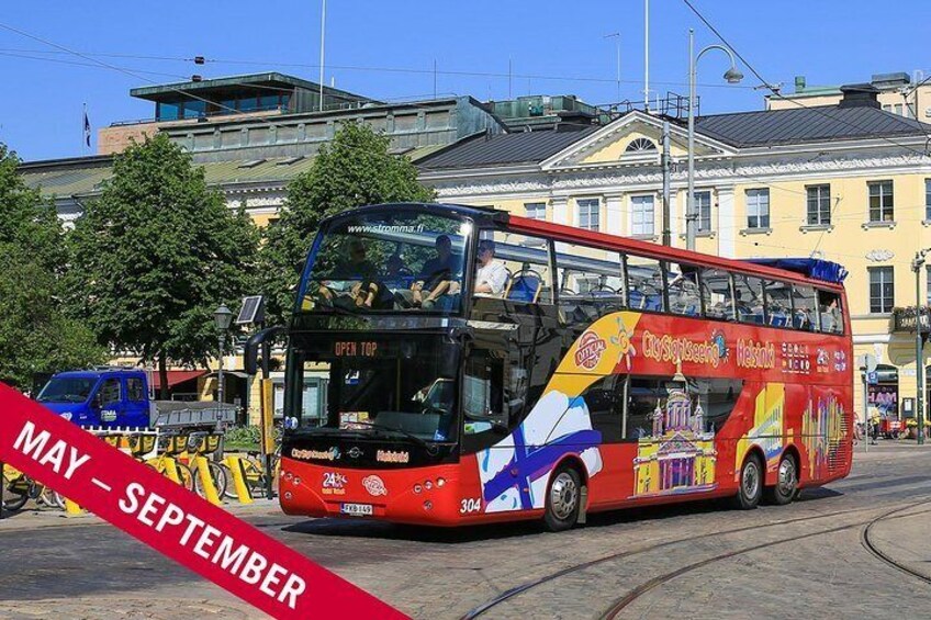 Free Hop on Hop off City Sightseeing MAY-SEP