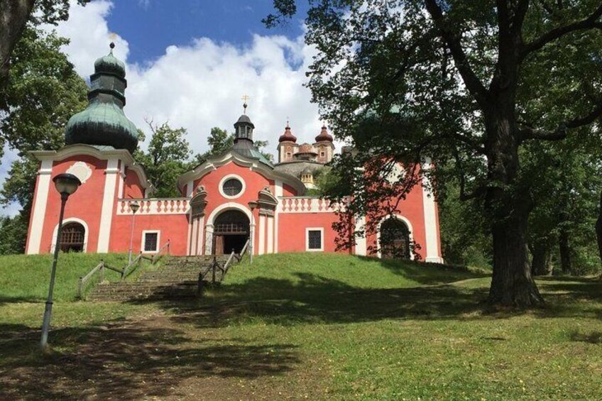 Calvary - complex of 18cent. sacral buildings - depiction of the stations of the cross