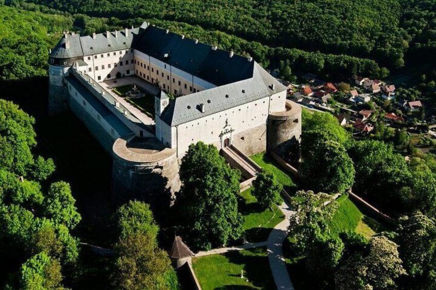 Famous Red Stone castle