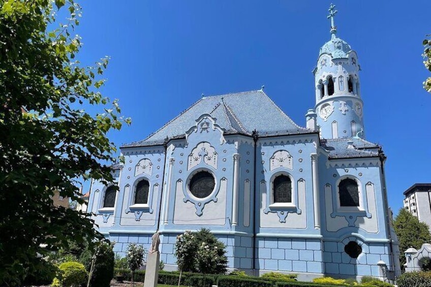 Blue Church is definitely worth few extra minutes of walking. It's so original and unique