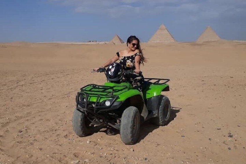 Quad Bike at Giza Pyramids and Camel Ride Tour