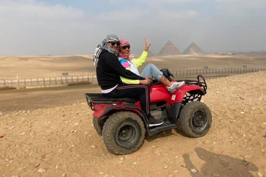 Quad Bike at Giza Pyramids and Camel Ride Tour