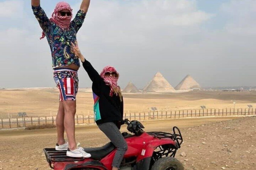 Quad Bike at Giza Pyramids and Camel Ride Tour