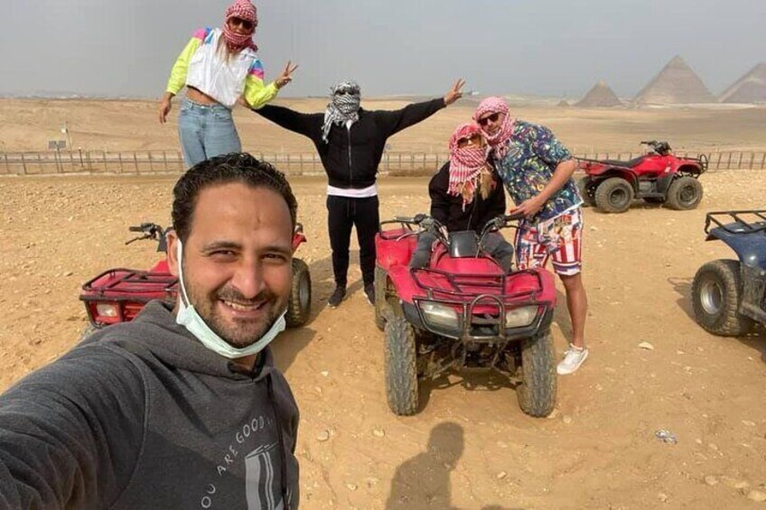 Quad Bike at Giza Pyramids and Camel Ride Tour