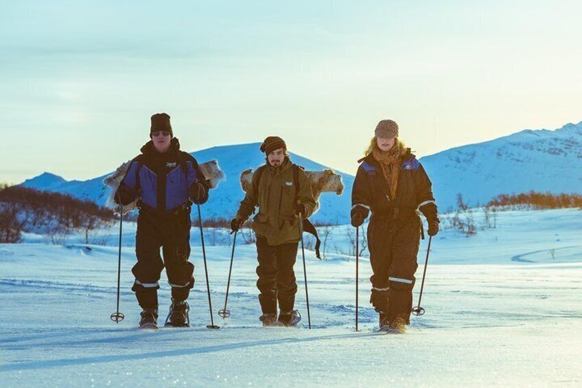 Tromso Guided Snowshoe Trip