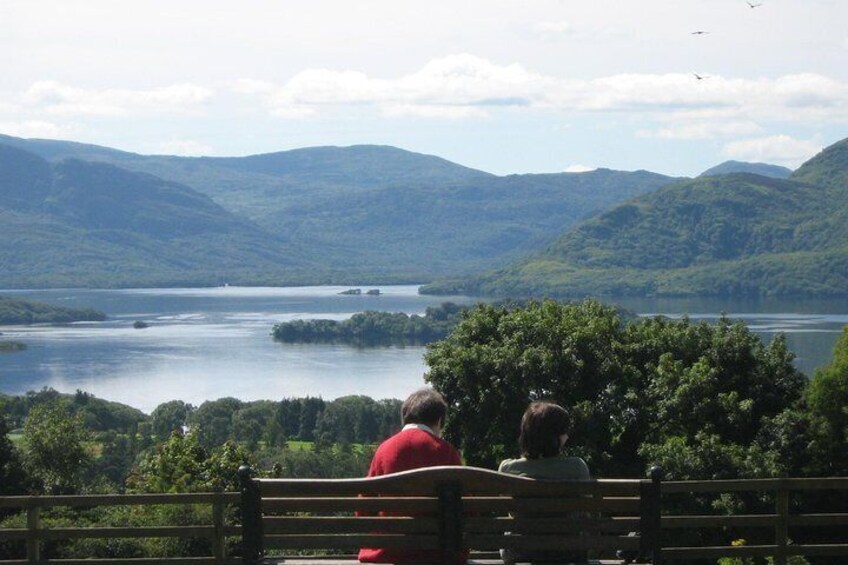 Killarney Lakes-Aghadoe and Round Tower.