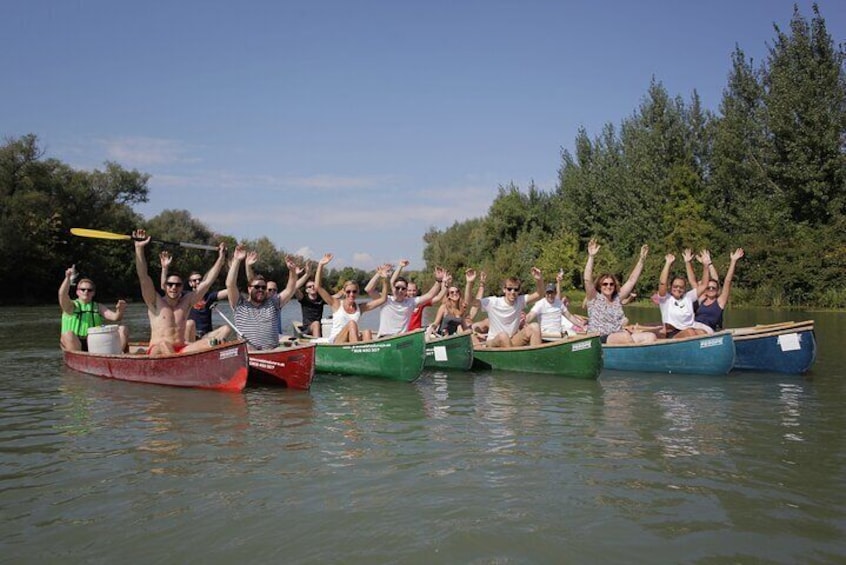 4-hours tour Rafting from Hainburg to Bratislava