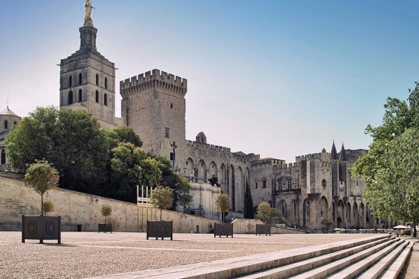  Avignon Walking Tour Including Skip-the-Line Entrance to the Pope's Palace