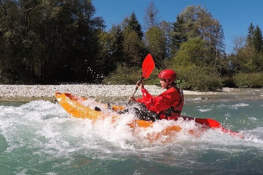 Kayaking in Bled