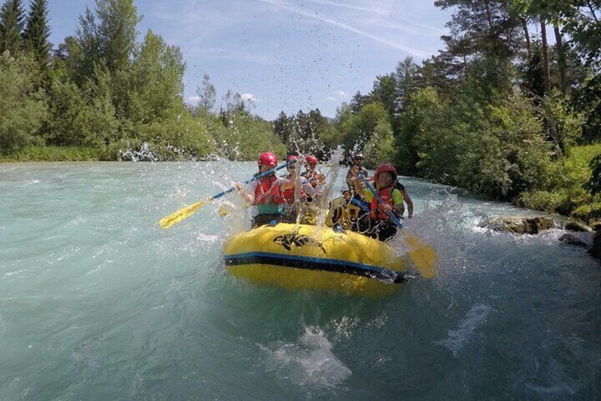 Rafting in Bled