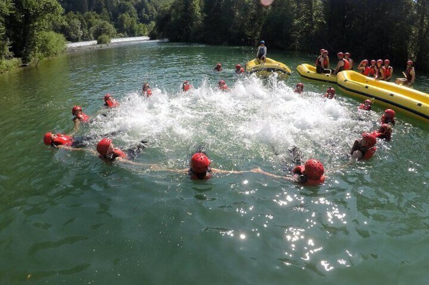 Rafting in Bled