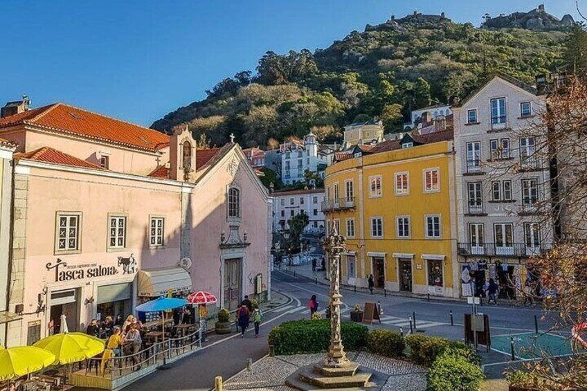 From Lisbon: Sintra, Pena Palace and Cascais Full Day Tour