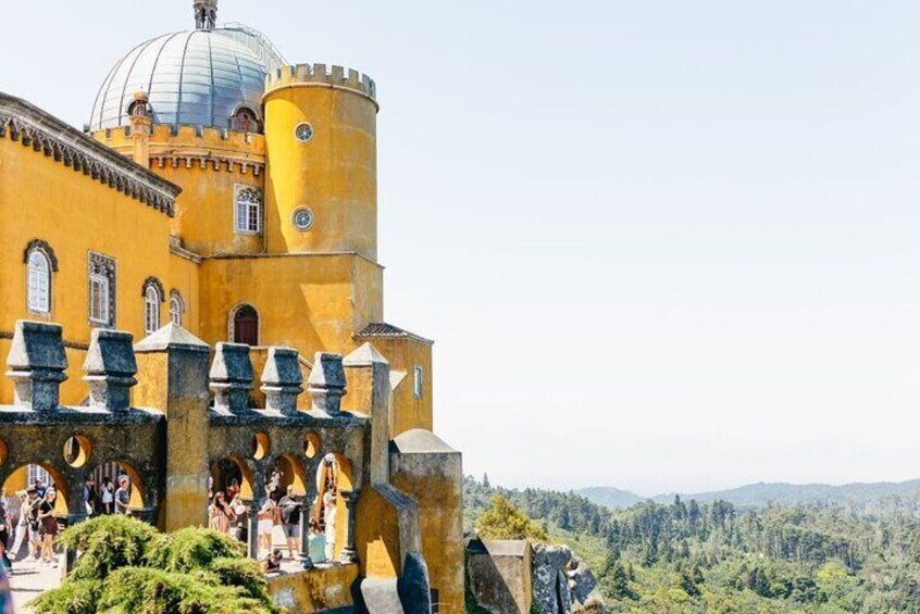 From Lisbon: Sintra, Pena Palace and Cascais Full Day Tour