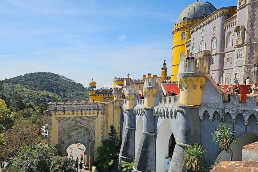 From Lisbon: Sintra, Pena Palace and Cascais Full Day Tour