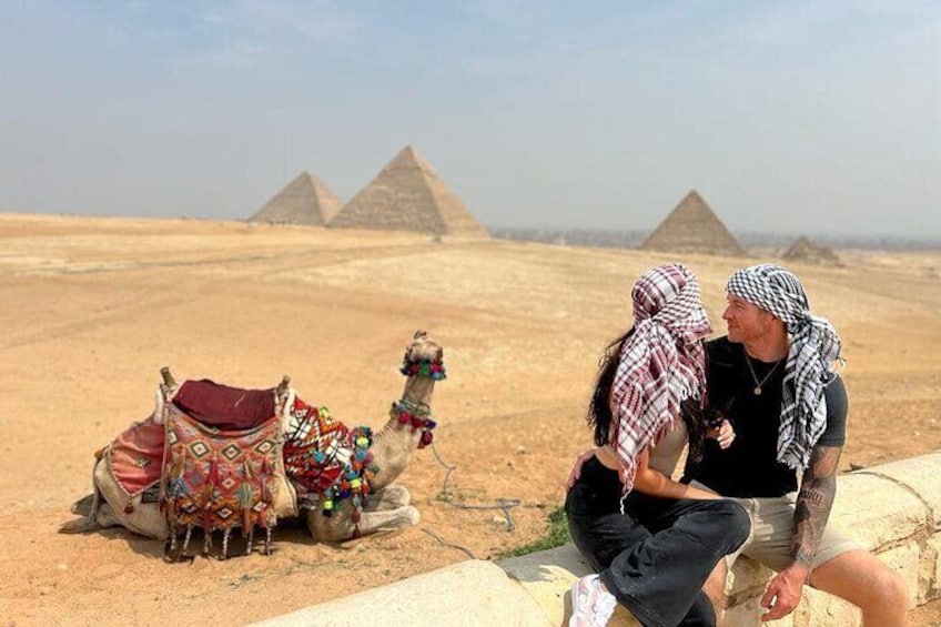 VIP Giza Pyramids, Sphinx, Lunch,Camel Ride & inside 3rd pyramid