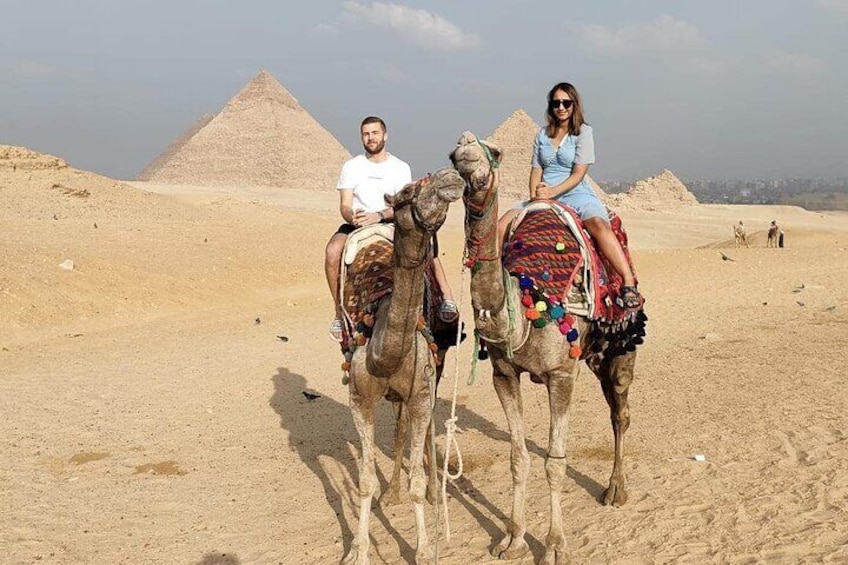 Sunset or Sunrise or any time Camel Ride around Giza Pyramids