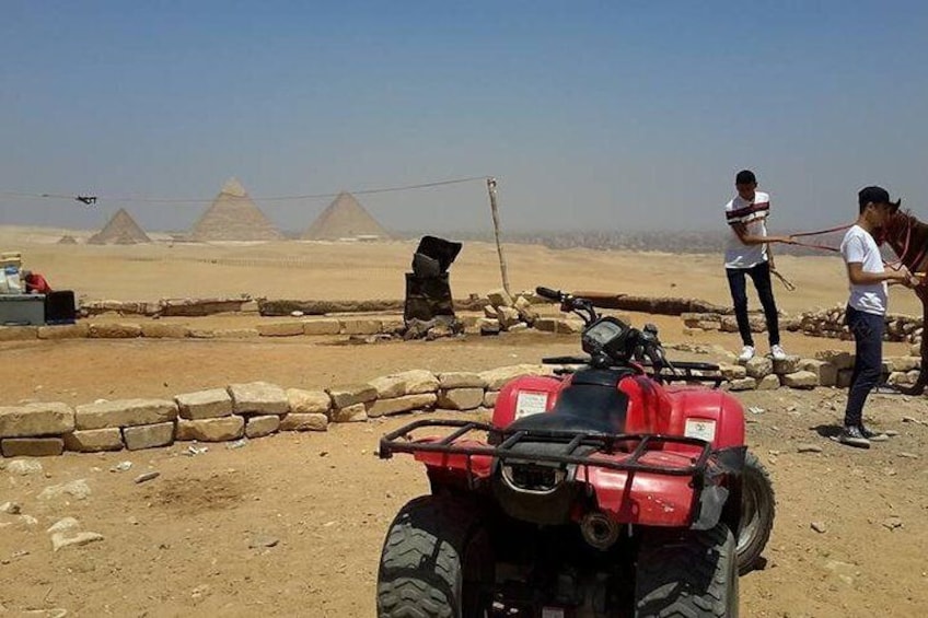 1 Hour Desert Safari By ATV Quad Bike around Giza Pyramids