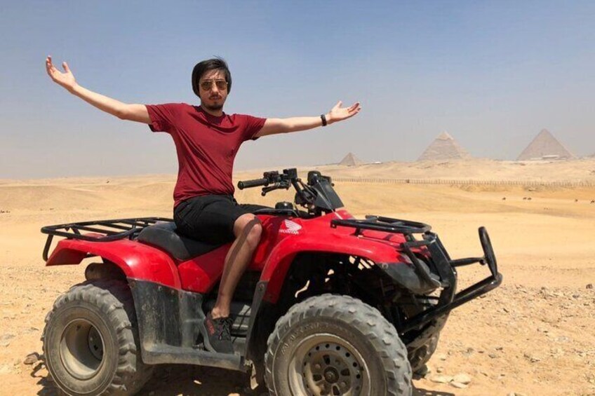 Desert Safari By ATV Quad Bike around Giza Pyramids