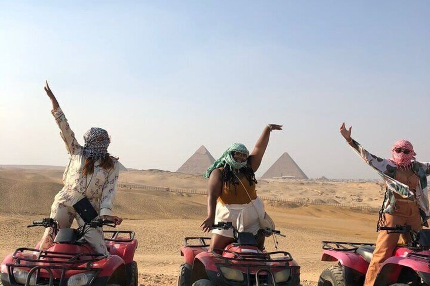 Desert Safari By ATV Quad Bike around Giza Pyramids