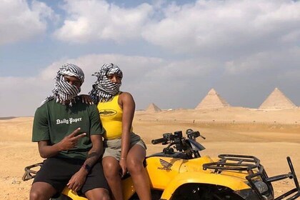 1 Hour Desert Safari By quad bike Quad Bike around Giza Pyramids