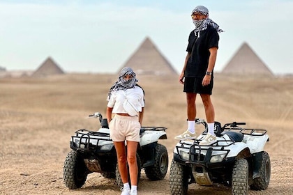 1 Hour Desert Safari By quad bike Quad Bike around Giza Pyramids