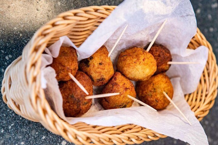 Fishcakes. A Bajan tradition.