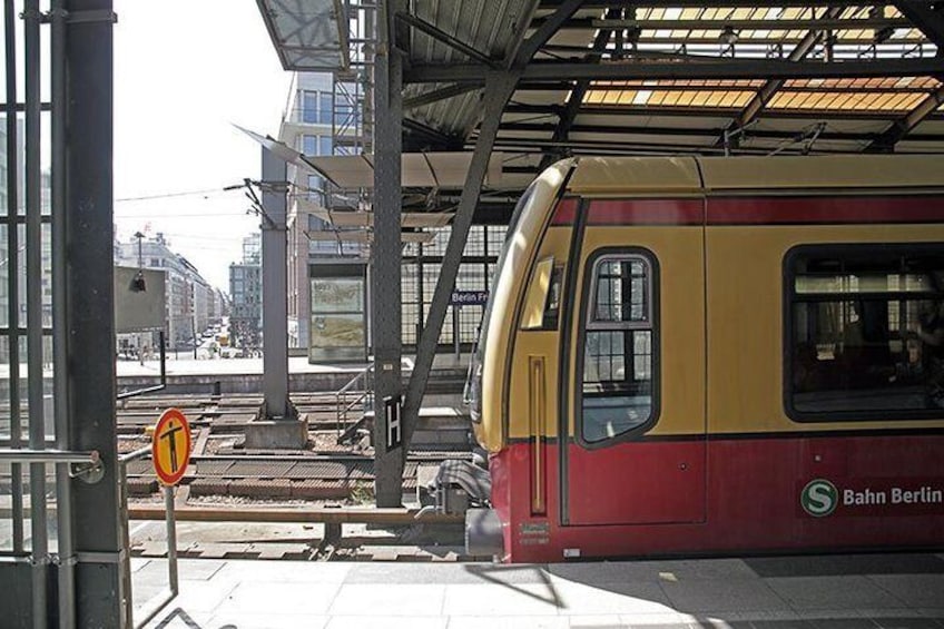 Travel around Berlin by foot and by train to see as much as possible 